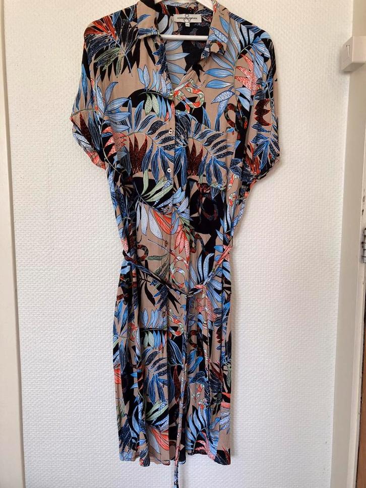 &Co Woman Blouse- Jurk Maat 2XL, Kleding | Dames, Jurken, Zo goed als nieuw, Maat 46/48 (XL) of groter, Overige kleuren, Onder de knie