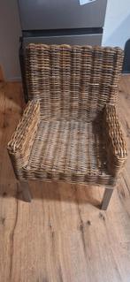 4 Riet Stoelen - Gratis Afhalen Nijmegen, Huis en Inrichting, Stoelen, Ophalen