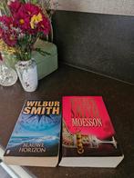 Wilbur Smith Boeken - Blauwe Horizon & Moesson, Ophalen of Verzenden, Gelezen, Wilbur Smith, Nederland