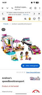 Lego Friends Andreas speedboot 41316, Ophalen of Verzenden, Zo goed als nieuw