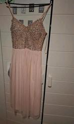 Galajurk maat 34 roze spaghettibandjes en schoenen maat 38, Galajurk, Ophalen of Verzenden, Zo goed als nieuw, Jake's cocktail