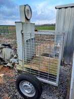 Weegschaal op aanhanger onderstel, Doe-het-zelf en Verbouw, Weegschalen, Overige typen, 100 tot 200 kg, Zo goed als nieuw, Ophalen