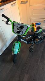 BMX crossfiets Kawasaki BX16 met motortje, Fietsen en Brommers, Fietsen | Crossfietsen en BMX, Ophalen, Gebruikt, Staal, Minder dan 16 inch