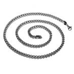 60cm x 4mm Ketting Unisex Staal Visgraat Schakelsketting, Overige materialen, Birgitta-Gracht 33, 6465 EL Kerkrade, Nederland