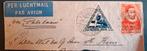 Leuk briefstukje luchtpost. 1933., Postzegels en Munten, Postzegels | Nederland, Ophalen of Verzenden, T/m 1940, Gestempeld