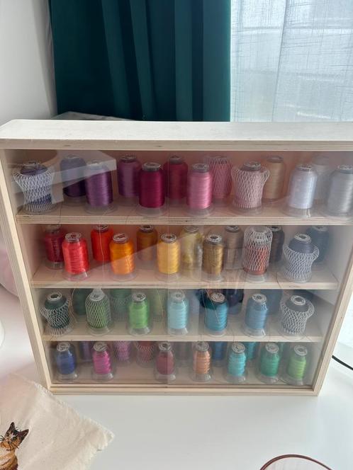 Nieuw vitrinekastje/garenkastje/display, Huis en Inrichting, Kasten | Vitrinekasten, Zo goed als nieuw, Minder dan 100 cm, Minder dan 50 cm