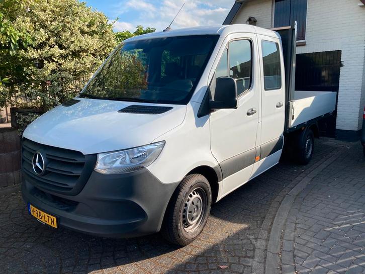 mercedes sprinter 170 pk dub.cab.pick up open laadbak euro6, Auto's, Bestelauto's, Bedrijf, ABS, Airbags, Airconditioning, Apple Carplay