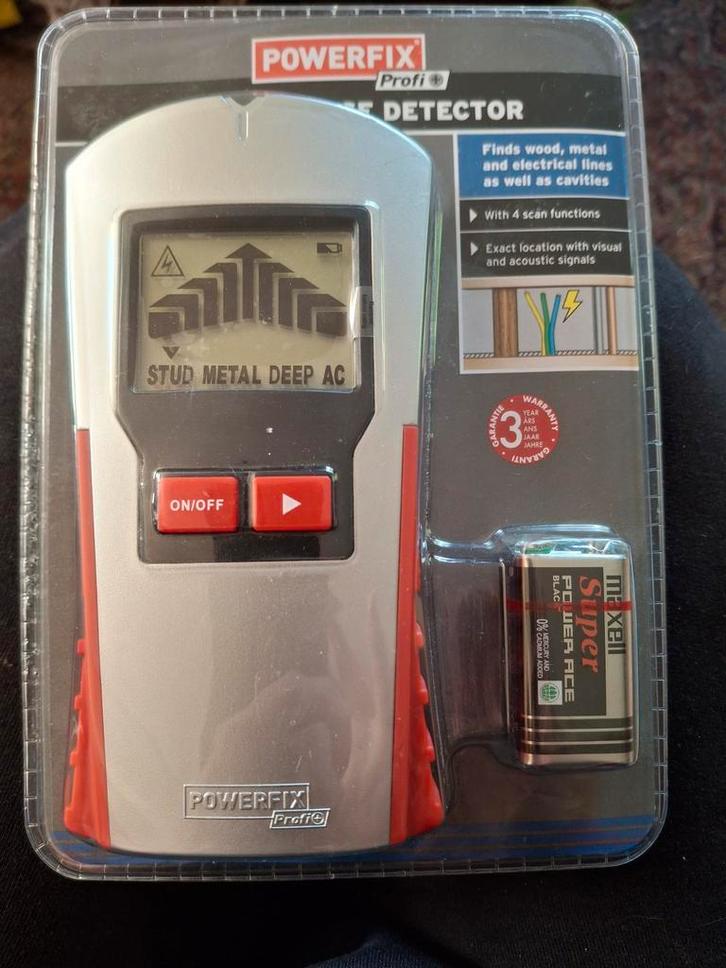 Powerfix Profi+ Multifunctionele Detector - Nieuw, Doe-het-zelf en Verbouw, Meetapparatuur, Nieuw, Overige meters, Ophalen of Verzenden