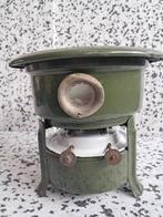 petroleumstel met 2 pitten zonder rooster, Antiek en Kunst, Antiek | Emaille, Ophalen of Verzenden