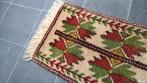 Vintage Oost-Europese wollen tafelloper of tapijt, Binnen, Gebruikt, Onbekend, Ophalen of Verzenden