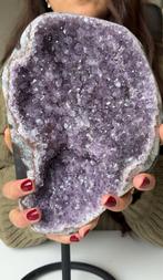 XL Amethist Geode op Standaard, Verzamelen, Mineralen en Fossielen, Ophalen of Verzenden, Mineraal