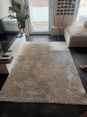 Crème Vloerkleed 160x200cm - Zacht & Nette Staat beschikbaar voor biedingen
