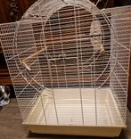 Mooie witte vogelkooi, Dieren en Toebehoren, Ophalen, Zo goed als nieuw, Metaal, Vogelkooi