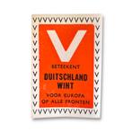 V-Actie strooipamflet | Duitschland wint op alle Fronten, S, W, Ophalen of Verzenden, W