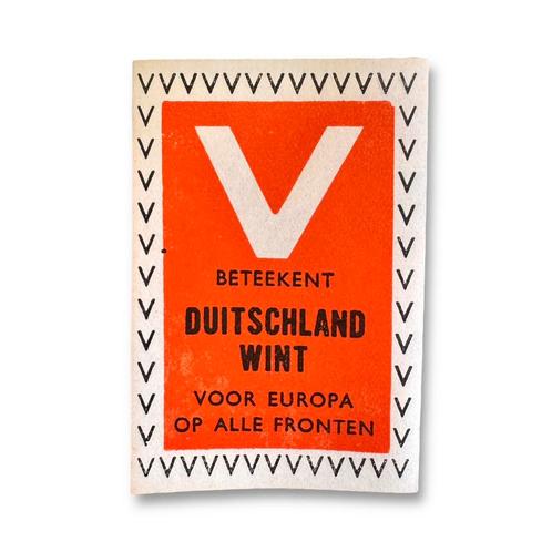 V-Actie strooipamflet | Duitschland wint op alle Fronten, Verzamelen, Militaria | Tweede Wereldoorlog, Landmacht, Embleem of Badge