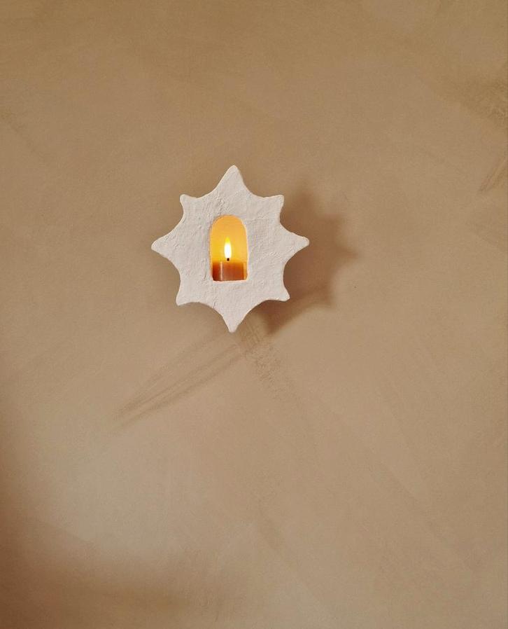 Handgemaakt Gips Nisje/Altaar - Uniek Wanddecoratie, Huis en Inrichting, Woonaccessoires | Wanddecoraties, Nieuw, Verzenden