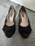 Paul Green flats slingbacks strik, Zwart, Paul Green, Gedragen, Ballerina's