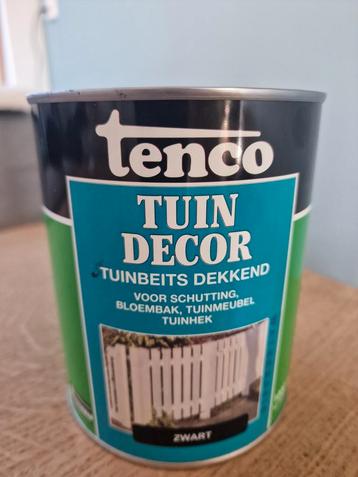 Tenco tuindecor tuinbeits dekkend zwart beschikbaar voor biedingen
