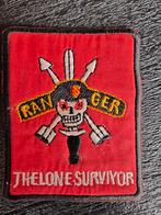 Patch - The Lone Survivor - US RANGER - Black Berets - LRRP, Hobby en Vrije tijd, Ophalen of Verzenden, Nieuw