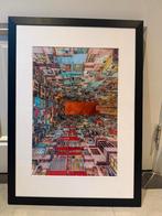 Yellow Korner kunstfoto | HIGH DENSITY YICK FAT BUILDING, Ophalen, 50 tot 75 cm, Nieuw, Foto of Poster