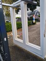 2 x Kozijn met dubbele deuren, Doe-het-zelf en Verbouw, Deuren en Horren, Nieuw, Ophalen of Verzenden, Buitendeur, Hout