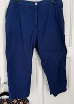 Samoon by Gerrie Weber 7/8 Broek paars Blauw Maat 48, Maat 46/48 (XL) of groter, Zo goed als nieuw, Driekwart, Verzenden