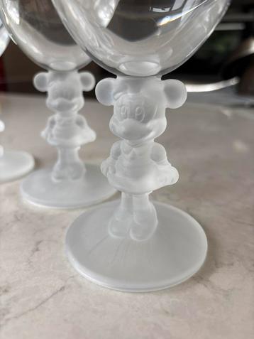 Vintage Disney Minnie Mouse Wijnglazen - Set van 4 beschikbaar voor biedingen