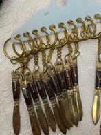 Antieke sleutelhangers vintage mesjes, Ophalen of Verzenden