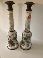 2 grote kandelaars, bij ons minimaal 60 jaar in familie, Antiek en Kunst, Antiek | Spiegels, Ophalen of Verzenden, Overige vormen