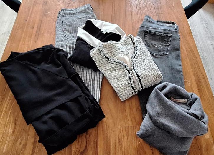 6 stuks kledingpakket, merken Liu Jo, Saint Tropez, Le Jean, Kleding | Dames, Dames-kledingpakketten, Zo goed als nieuw, Maat 36 (S)