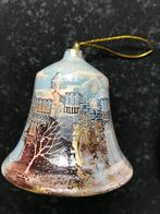 Uniek: Kerst klok handgeschilderde porselein IZGS, Antiek en Kunst, Antiek | Porselein, Ophalen of Verzenden