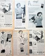 34 vintage advertenties reclames Lux 35-70 wasmiddel Smurf, Verzamelen, Ophalen of Verzenden, Gebruikt, Overige typen