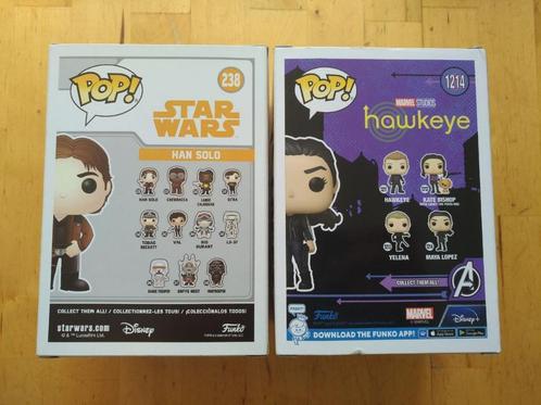 Funko Pop | 238 Han Solo en 1214 Maya Lopes, Verzamelen, Poppetjes en Figuurtjes, Nieuw, Ophalen