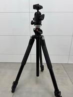 Manfrotto Statief met Tas + Ball Head, Gebruikt, Minder dan 150 cm, Met balhoofd, Ophalen of Verzenden