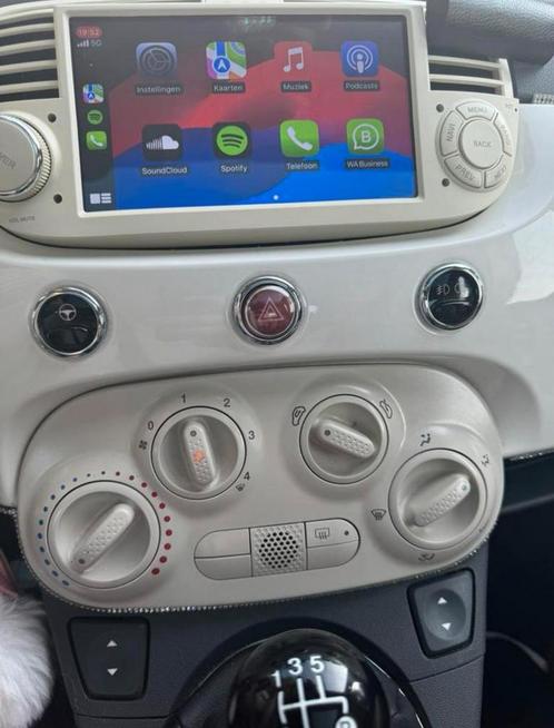 Carplay fiat 500 zwart / wit | NIEUW IN DOOS + MONTAGE!, Auto diversen, Autoradio's, Zo goed als nieuw, Ophalen of Verzenden