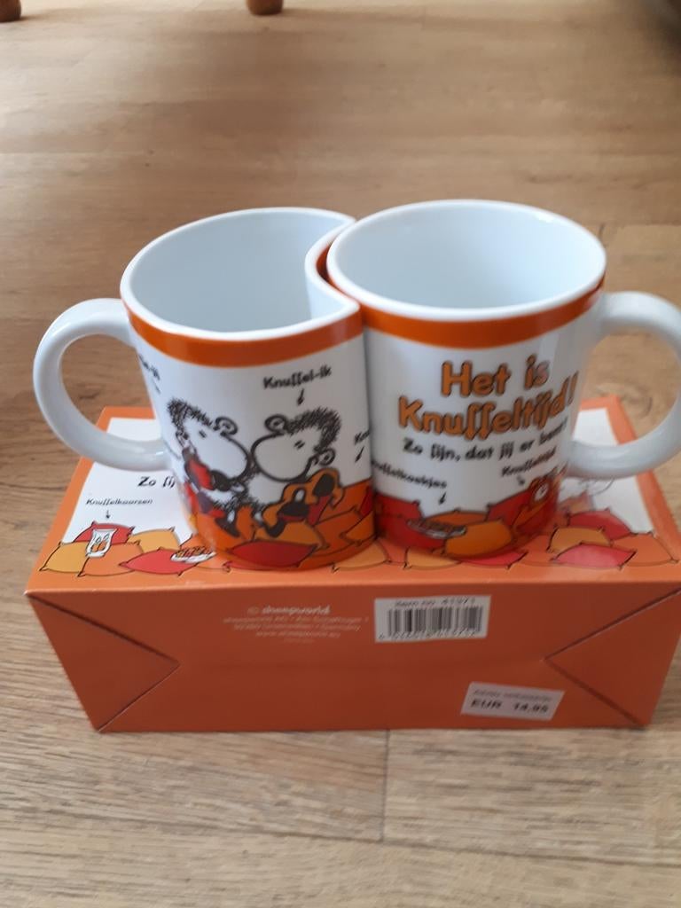Knuffel mokken nieuw in doos, Ophalen, Nieuw, Overige stijlen, Kop(pen) en/of Schotel(s)