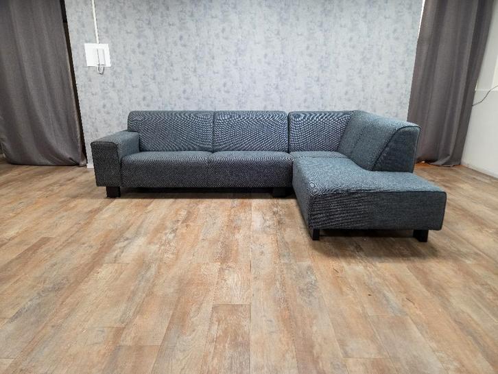 Mooi Antraciet Hoekbank | Mooi Antraciet Hoekbank, Huis en Inrichting, Banken | Bankstellen, Gebruikt, Hoekbank, Vierpersoons of meer