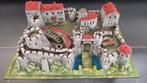 Vintage Elastoline burcht/kasteel diorama., Hobby en Vrije tijd, Ophalen of Verzenden, Gebruikt, Groter dan 1:35, Diorama