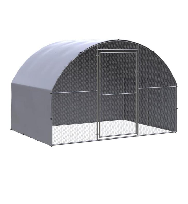 Kippenren 3x2x2 m gegalvaniseerd staal, Dieren en Toebehoren, Pluimvee | Toebehoren, Nieuw, Kippenhok of Kippenren, Ophalen of Verzenden