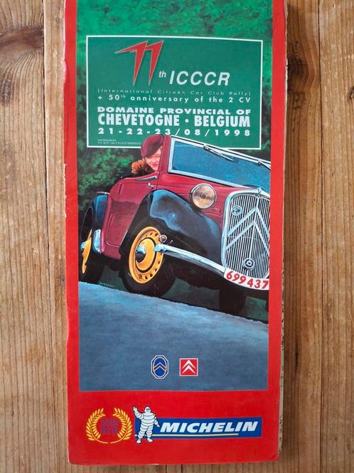 Michelin Citroen 2cv ICCCR Luxemburg België wegenkaart, Boeken, Atlassen en Landkaarten, Zo goed als nieuw, Landkaart, 1800 tot 2000