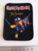 Iron Maiden vrij zeldzame vintage 1983 The Trooper patch 113, Ophalen of Verzenden, Nieuw, Kleding