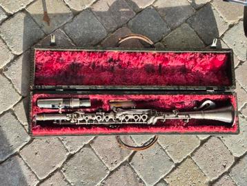 Vintage verzilverde klarinet the pedler elkhart premiere beschikbaar voor biedingen