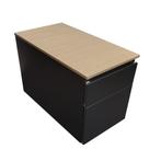 Steelcase Ladeblok 2 Laden Antraciet Ahorn, Minder dan 50 cm, 1 of 2 laden, Ophalen of Verzenden, Zo goed als nieuw