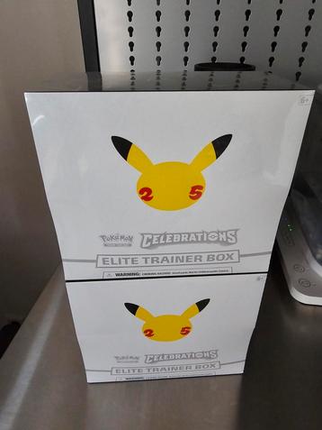 Pokemon Celebrations Elite Trainer Box - 10 stuks OVP beschikbaar voor biedingen
