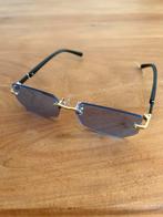 Blauwe zonnebril (rimless), Zonnebril, Blauw, Nieuw, Ophalen