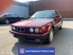 BMW 520i | 1991 | Route 66 Auctions, Overige carrosserieën, Zwart, Bedrijf, Handgeschakeld