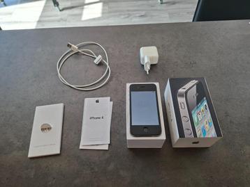 Apple iPhone 4 – 16GB – Zwart – Compleet in doos beschikbaar voor biedingen