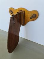 vintage houten koper roer zeil-boot mancave club-huis deco, Watersport en Boten, Ophalen of Verzenden, Gebruikt, Overige typen