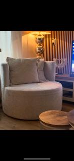 Fauteuil rond met motief, Ophalen, Eenpersoons, 75 tot 100 cm, Zo goed als nieuw