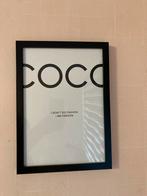 Coco Chanel Poster/Schilderij - 32x23cm, Ophalen, Zo goed als nieuw, Foto of Poster, Minder dan 50 cm